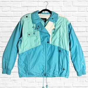 Roffe Skiwear Women's Vintage Colorblock Ski Jacket